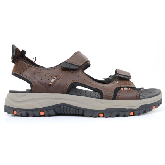 Skechers Relaxed Fit®: Prewitt - Rigdon MEN 10 Hook & Loop Straps Vegan Sandal - Picture 1 of 9